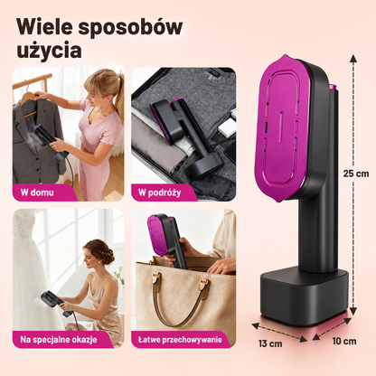 Przenośna parownica do ubrań - usuń zagniecenia w kilka sekund