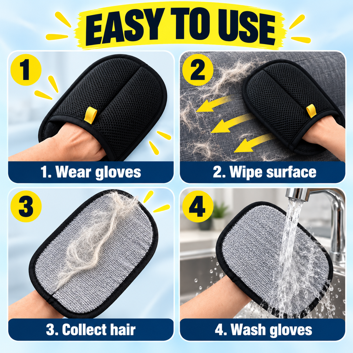 FurAway™ Pet Hair Removal Glove